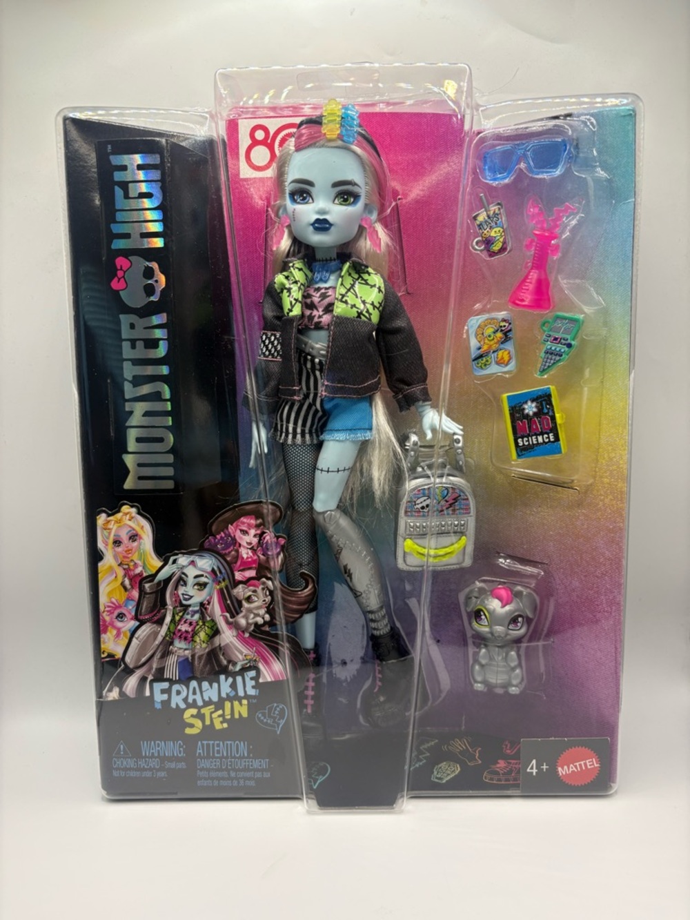 monster high Frankie Stein Doll - Blue, Black, Pink, Green